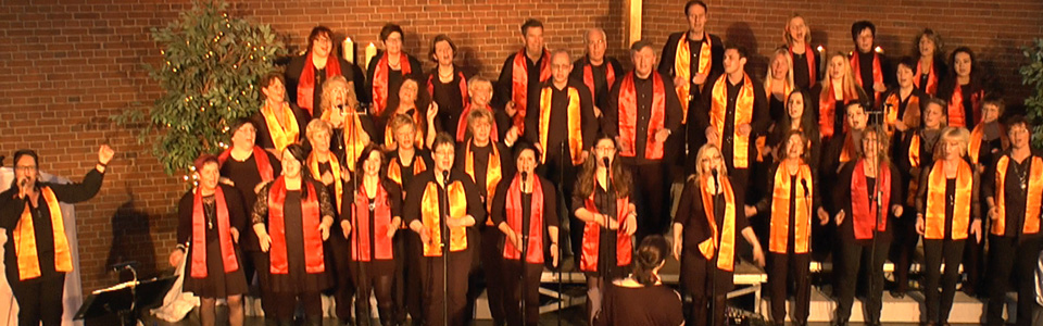 Gospelchor singt in der Kirche